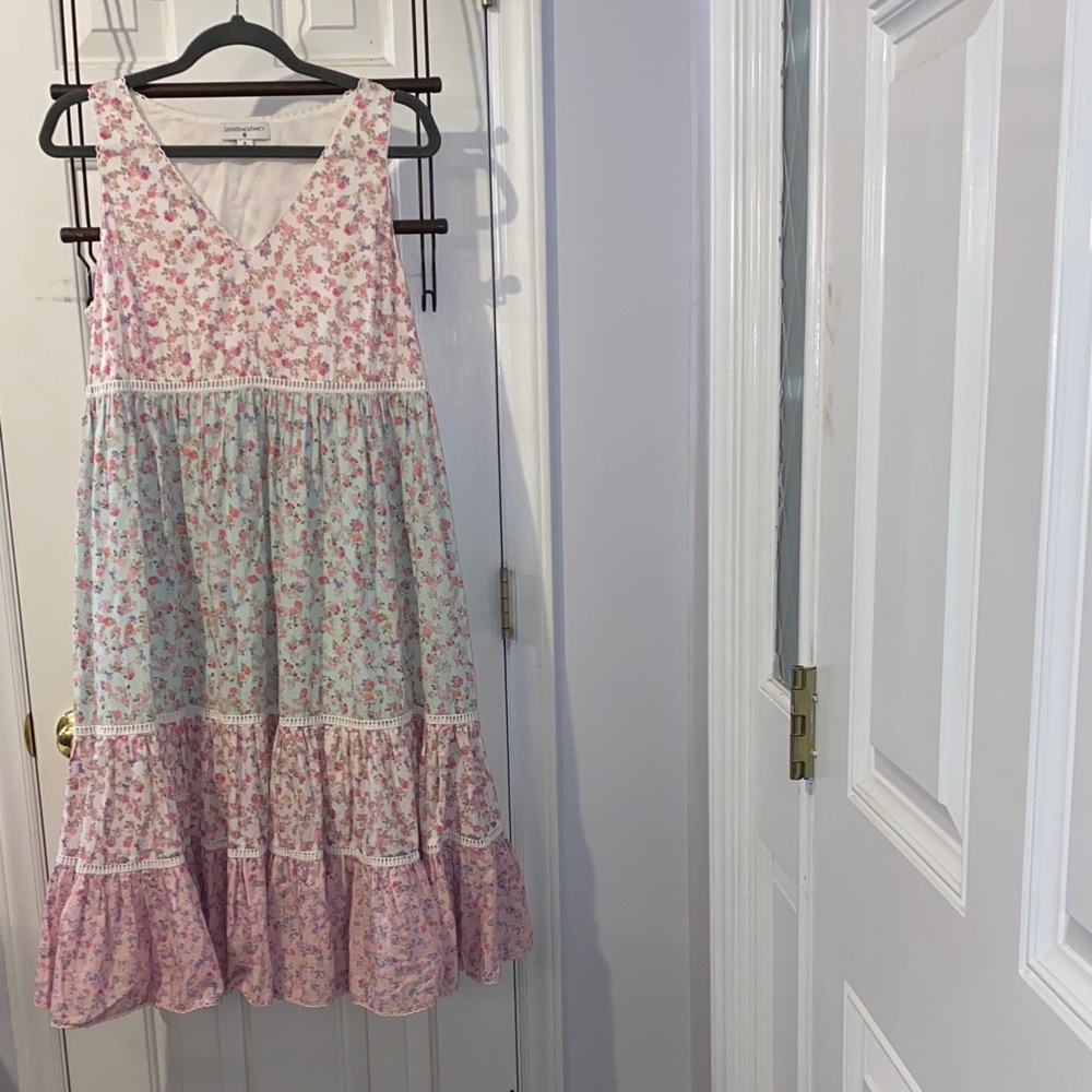 Love Shack Fancy dress, women’s M, pockets, EUC - Picture 1 of 7